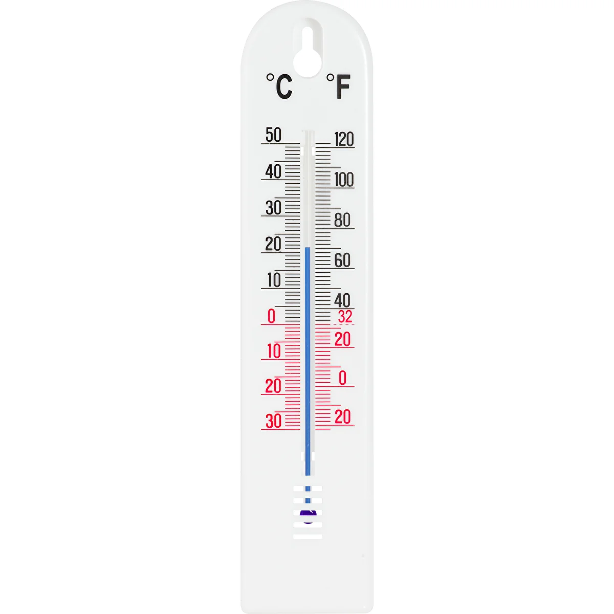 Termómetro universal branco (-30°C a +50°C) 20 cm