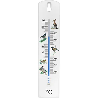 Termómetro universal com ilustração - Pássaros (-30°C a +50°C) 20 cm