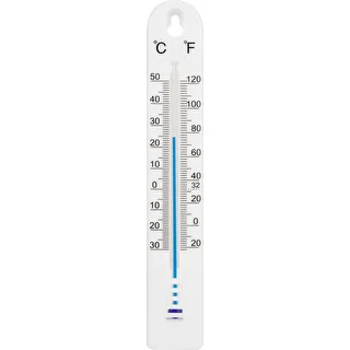 Termómetro universal (-30 a +50 °C), 17 cm, branco
