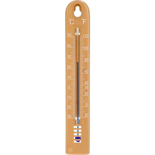 Termómetro universal (-30 a +50 °C), 17 cm, castanho-claro