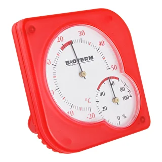 Termómetro interior bimetálico com higrómetro (-20 a +50°C) sortido