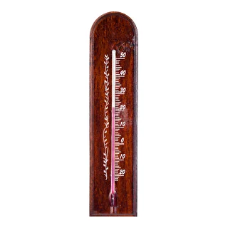 Termómetro de interior com padrão (-20°C a +50°C) 18 cm, sortido