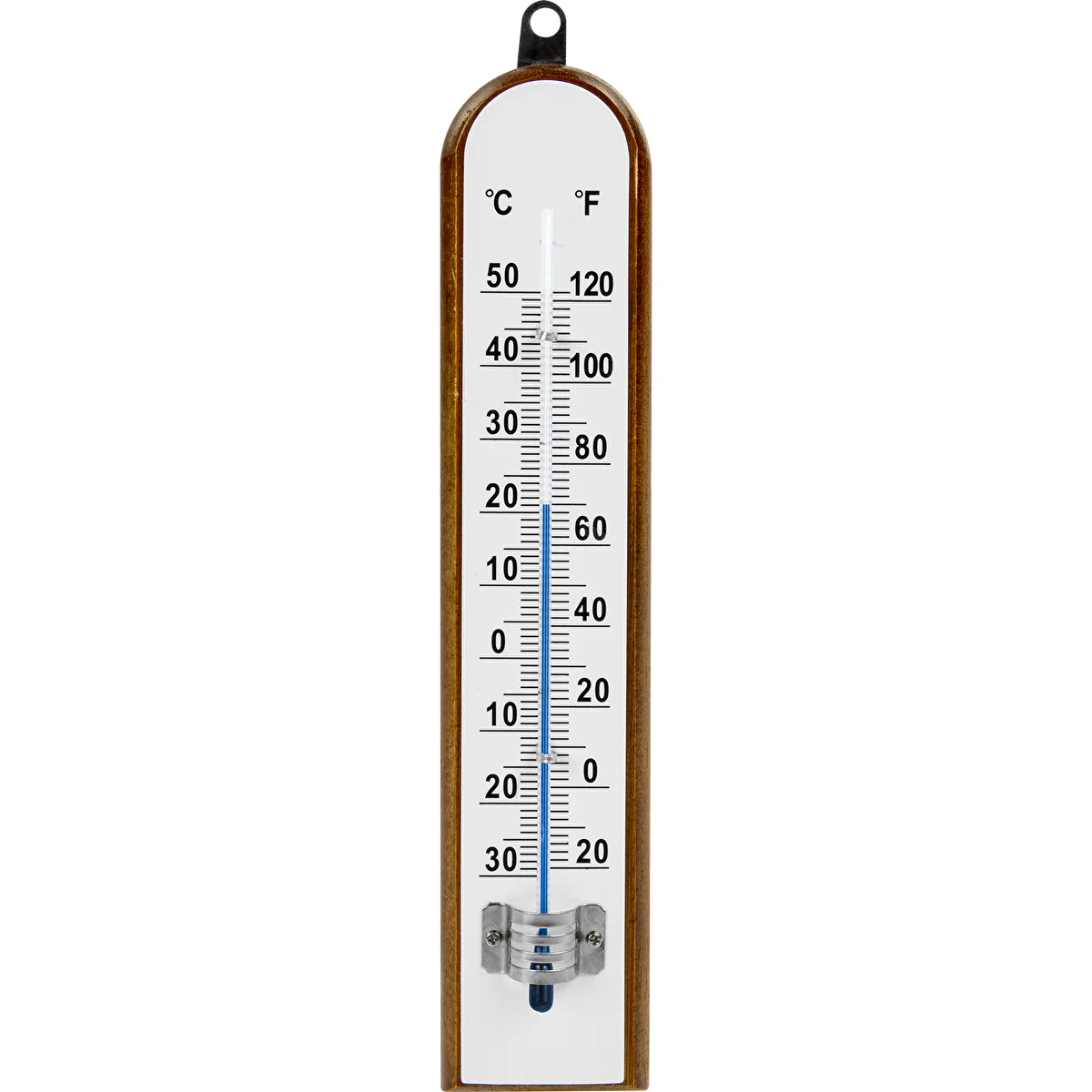 Termómetro de ambiente com escala branca (de -30°C a +50°C) 20 cm