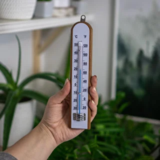 Termómetro de ambiente com escala branca (de -30°C a +50°C) 20 cm – photo 3