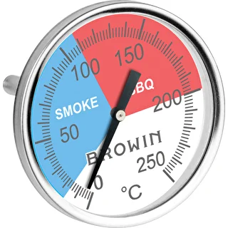 Termómetro para Fumador e BBQ (0°C a +250°C) 5,2 cm