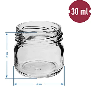 Frasco twist-off 30 ml com tampa colorida, diâmetro 43 mm - 10 unid. – photo 4