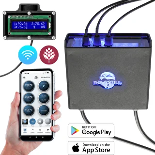 Conjunto hawkSTILL Wi‑Fi IQ – termómetro de destilação com Wi‑Fi e ecrã – photo 1
