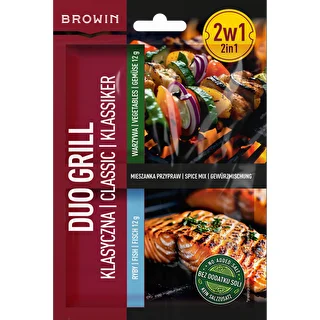 Duo Grill Clássica para peixe e legumes - mistura de especiarias 2 em 1, 2 x 12 g