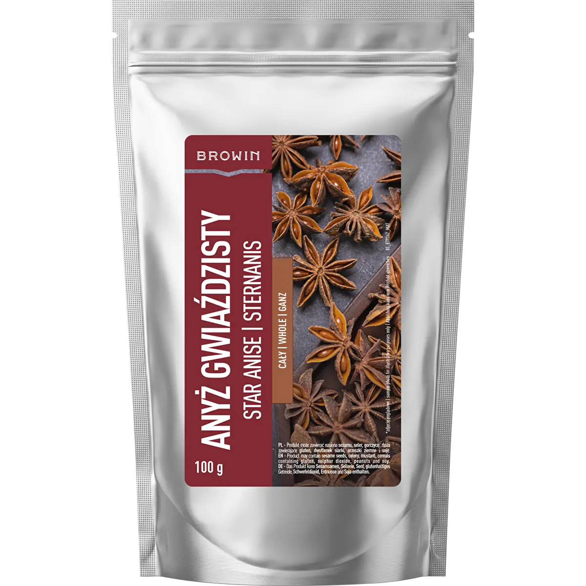 Anis-estrelado inteiro, 100 g