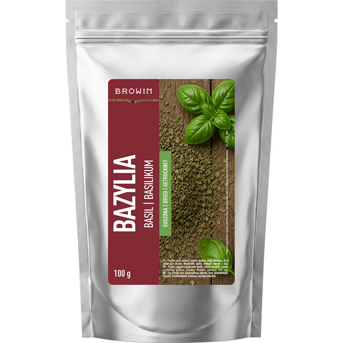Manjericão seco, 100 g