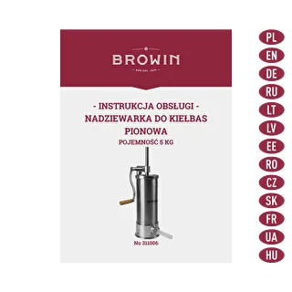 Máquina de encher enchidos vertical 5 kg – photo 9