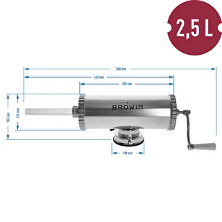 Enchedora horizontal 2,5 kg com pistão em silicone – photo 10