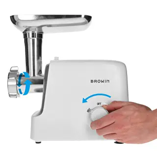 Máquina de picar carne com cortador, passador e acessório para encher enchidos, 1500 W – photo 6