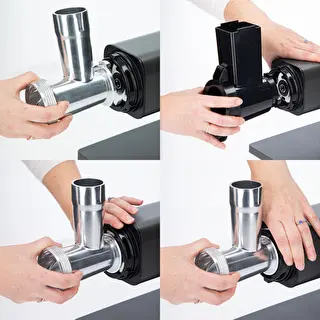 Máquina multifunções de picar carne — com painel tátil, cortador de legumes e passador, 2000 W – photo 7