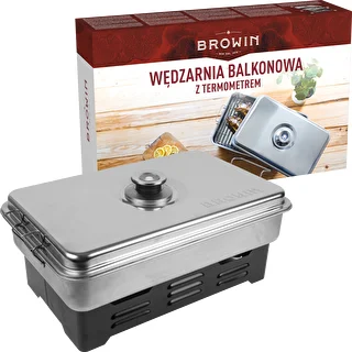 Fumador de alimentos para varanda com termómetro – photo 8