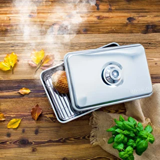 Fumador de alimentos para varanda com termómetro – photo 14