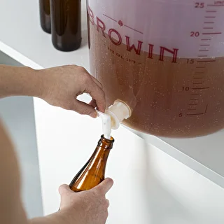 Fermentador 30 L com graduação impressa, torneira e 3 borbulhadores – photo 6