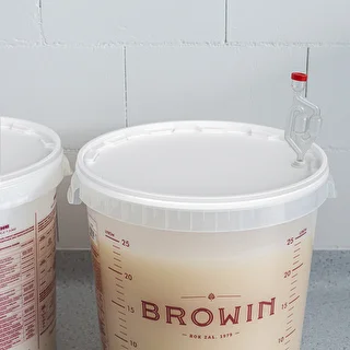 Recipiente de fermentação 30 L com marcação impressa e 3 borbulhadores – photo 11