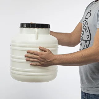 Barril para Fermentação 30 L - branco, com pegas – photo 9