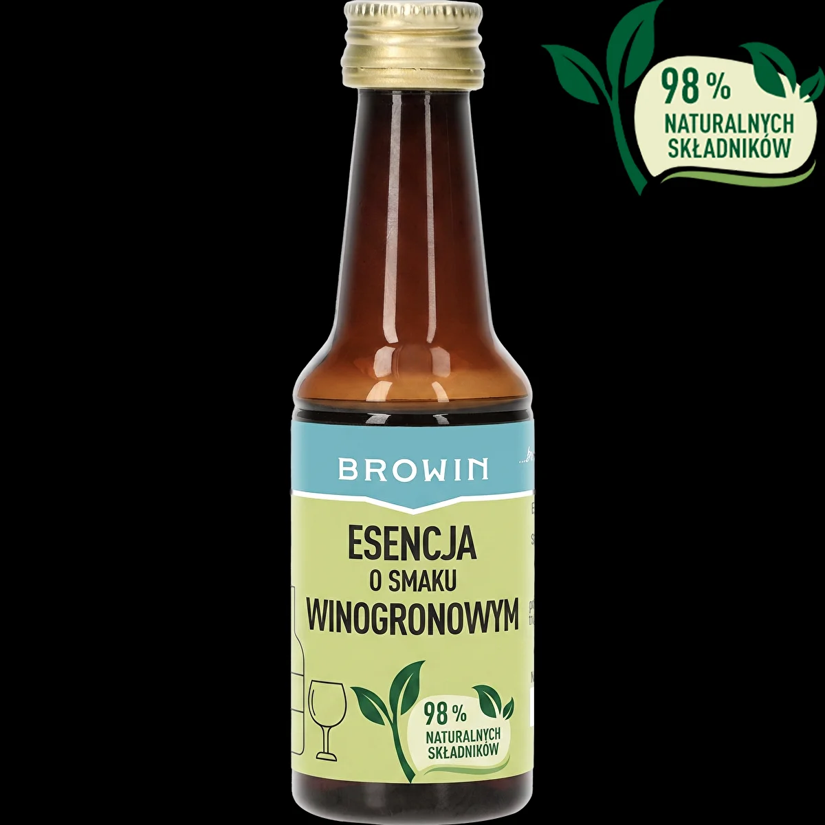 Essência com sabor a uva, , 40 ml