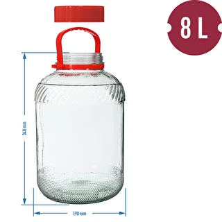 Frasco 8 L com tampa de plástico – photo 6