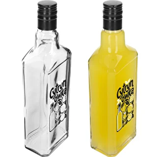 Garrafa Tynktura 500 ml com impressão “Cytrynówka” e tampa de rosca – photo 4