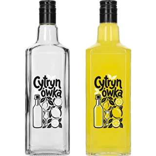 Garrafa Tynktura 500 ml com impressão “Cytrynówka” e tampa de rosca – photo 3