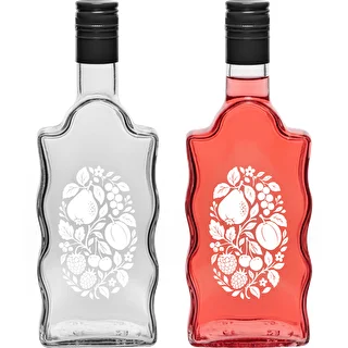 Garrafa Klasztorna 500 ml com tampa de rosca e impressão «Frutos» modelo 1 – photo 3