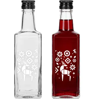 Garrafa Receptura, 250 ml com tampa de rosca - Rena Natalícia – photo 2