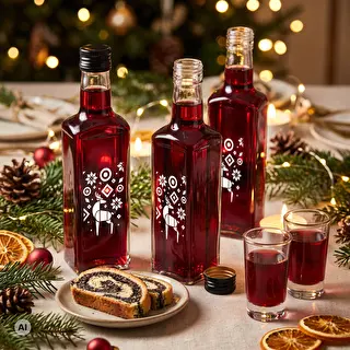 Garrafa Receptura, 250 ml com tampa de rosca - Rena Natalícia – photo 6
