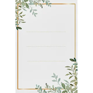 Etiquetas autocolantes 60 x 90 mm para garrafas, frascos e presentes, motivo floral - 20 unidades