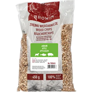Lascas de madeira para fumar/grelhar, MACIEIRA - 450 g, cl. 2