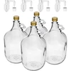 4 x Dama 5L com rolha e tubo de fermentação e tampa - 3 