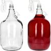 4 x Dama 5L com rolha e tubo de fermentação e tampa - 4 
