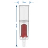 Absorvedor de odor de fermentação + tubo de fermentação silencioso + carvão ativado de coco 200 g - 6 