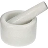Almofariz de cozinha de mármore, branco, diâmetro 10 cm - 3 