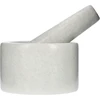 Almofariz de cozinha de mármore, branco, diâmetro 10 cm - 3 