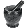 Almofariz de cozinha de mármore, preto, diâmetro 10,5 cm - 4 