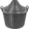 Balão para vinho 10 L em cesto de plástico - 4 