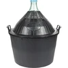 Balão para vinho 34 L em cesto de plástico - 6 