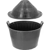 Balão para vinho 34 L em cesto de plástico - 5 