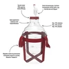 Balão para vinho leve, inquebrável, com alças, 25 L - 4 