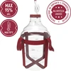 Balão para vinho leve, inquebrável, com alças, 25 L - 5 