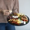 Bandeja giratória de ardósia fi30cm - 14 