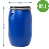 Barril para repolho 85 L, com aro de pressão, azul, Sterk - 9 
