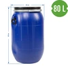 Barril para repolho, pepinos 80 L, azul com aro - 12 