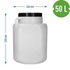 Barril Quadrado de 50 L, branco, com alças 50 L - 10 