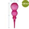 Bola de irrigação tripla (três câmaras), transparente rosa, 600 ml - 5 