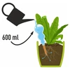 Bola de irrigação tripla (três câmaras), verde transparente com ponta de cerâmica, 600ml - 4 