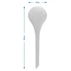 Bolas de irrigação para plantas, brancas translúcidas, 400 ml, 4 peças - 5 